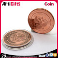 Promoción barata personalizada antigua antigüedades monedas de oro